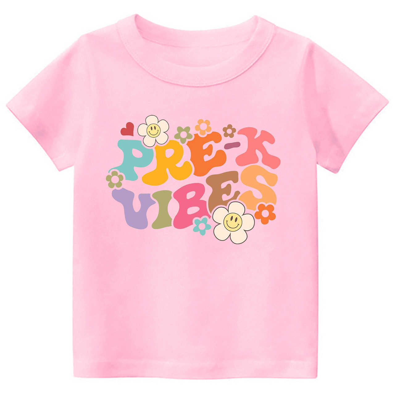 Retro PRE-K Vibes Back To School Shirt For Kids