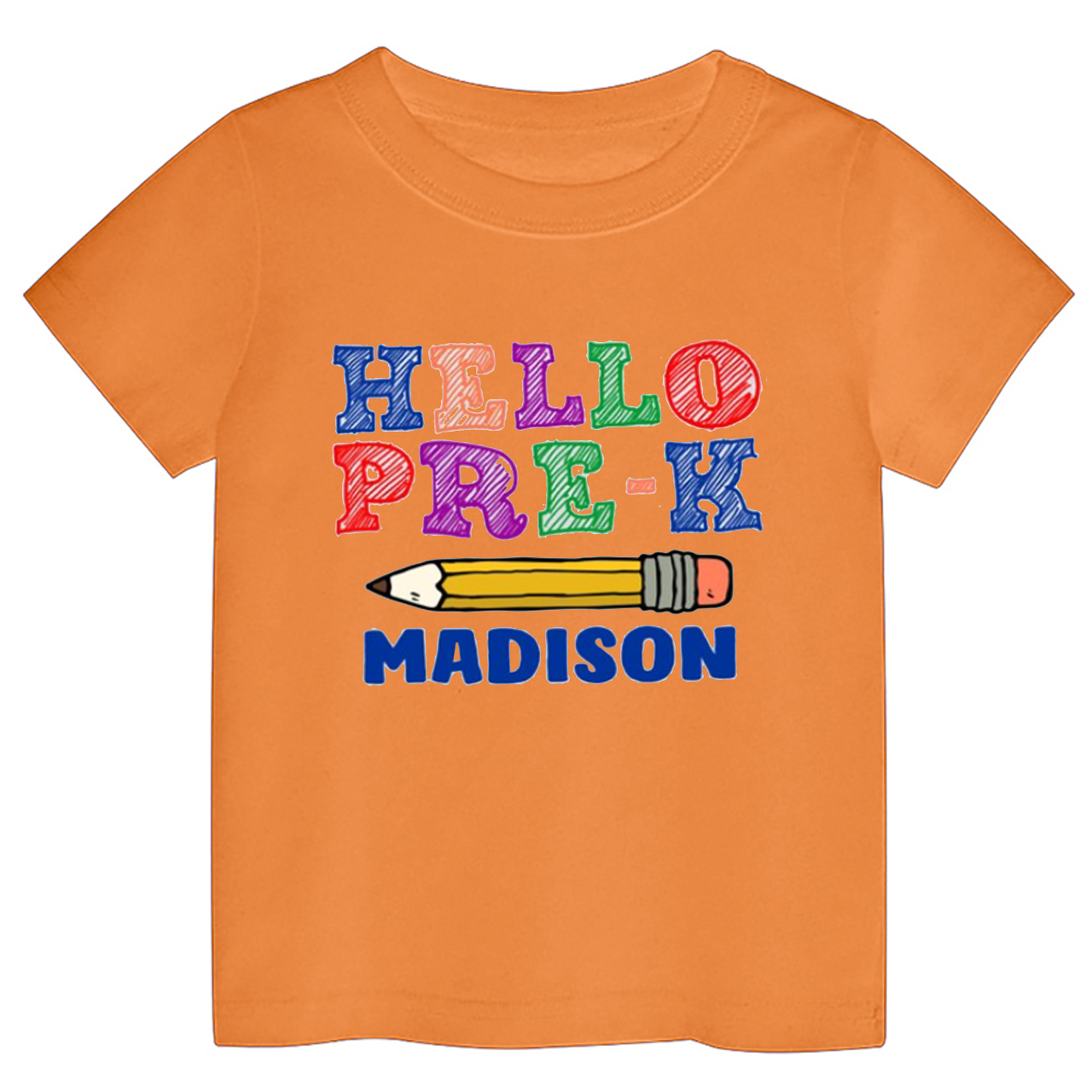 Personalized Pre-K Shirt  For School Kids