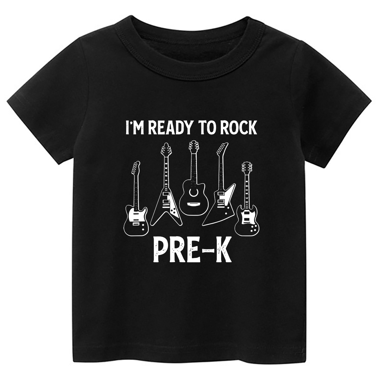 Personalized Kids Funny School T-Shirt Ready To Rock