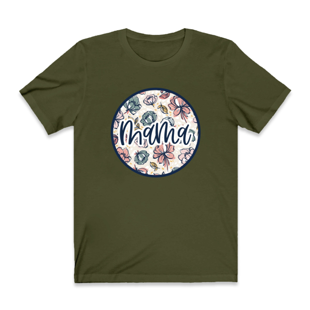 Mama Floral Watercolor T-Shirt