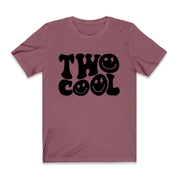 Two Cool Happy Face Retro T-Shirt