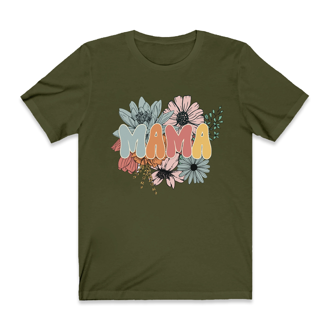 Retro Floral Gift Tees For Mom