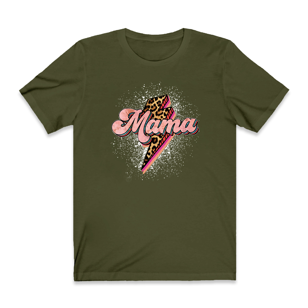 Leopard Momlife Mama Shirt