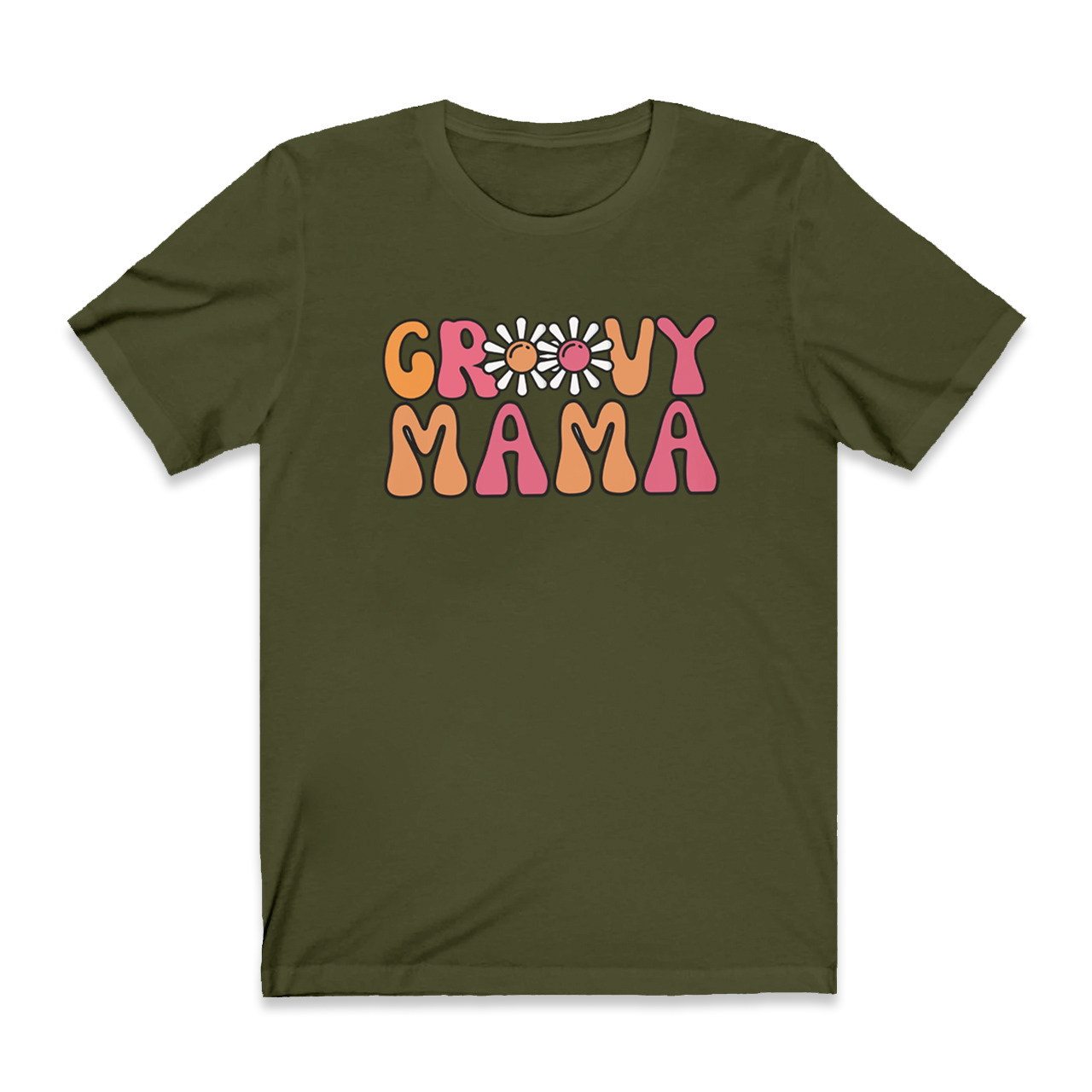 Groovy Mama Hippie Mom T-Shirt