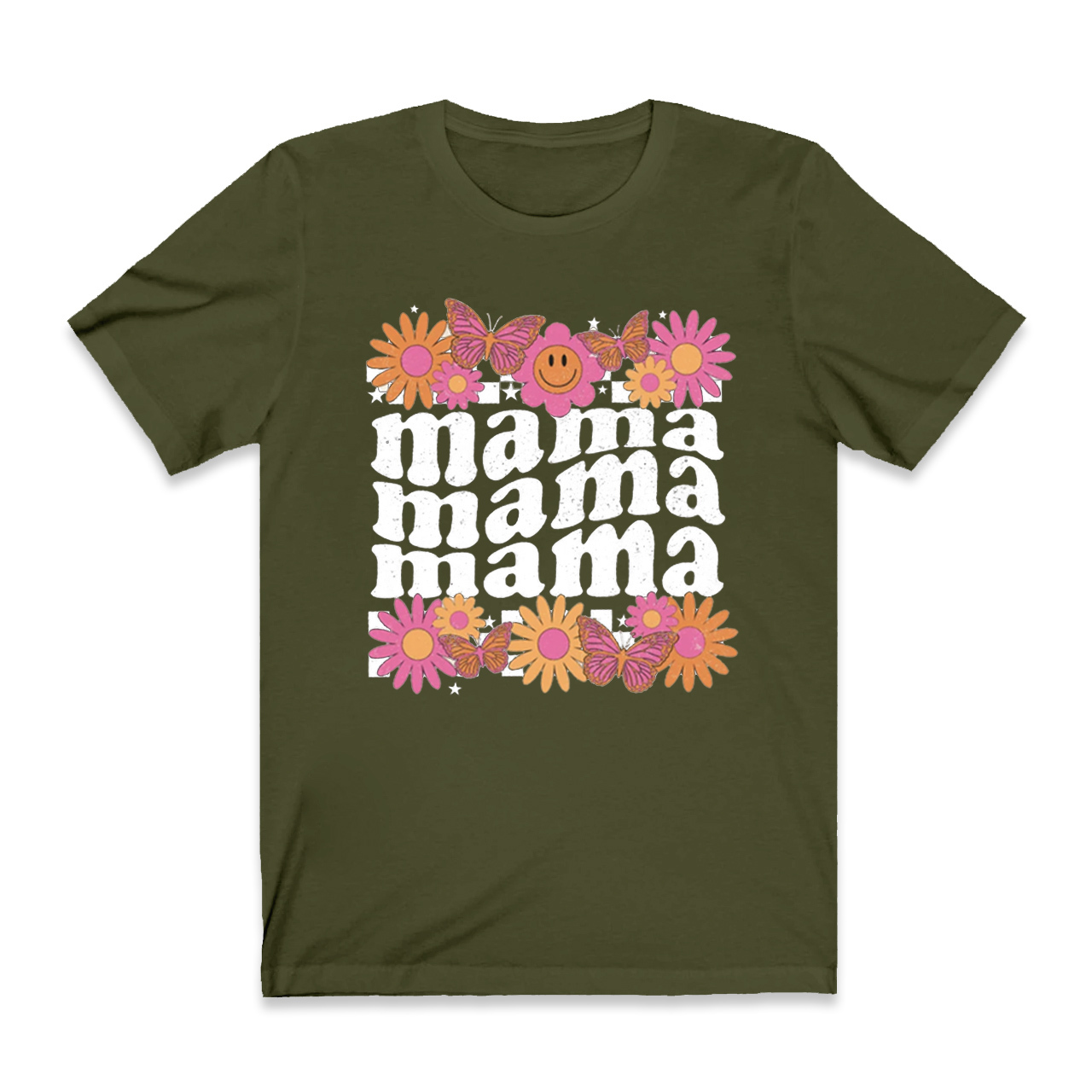 Floral Mama Shirt Retro Style