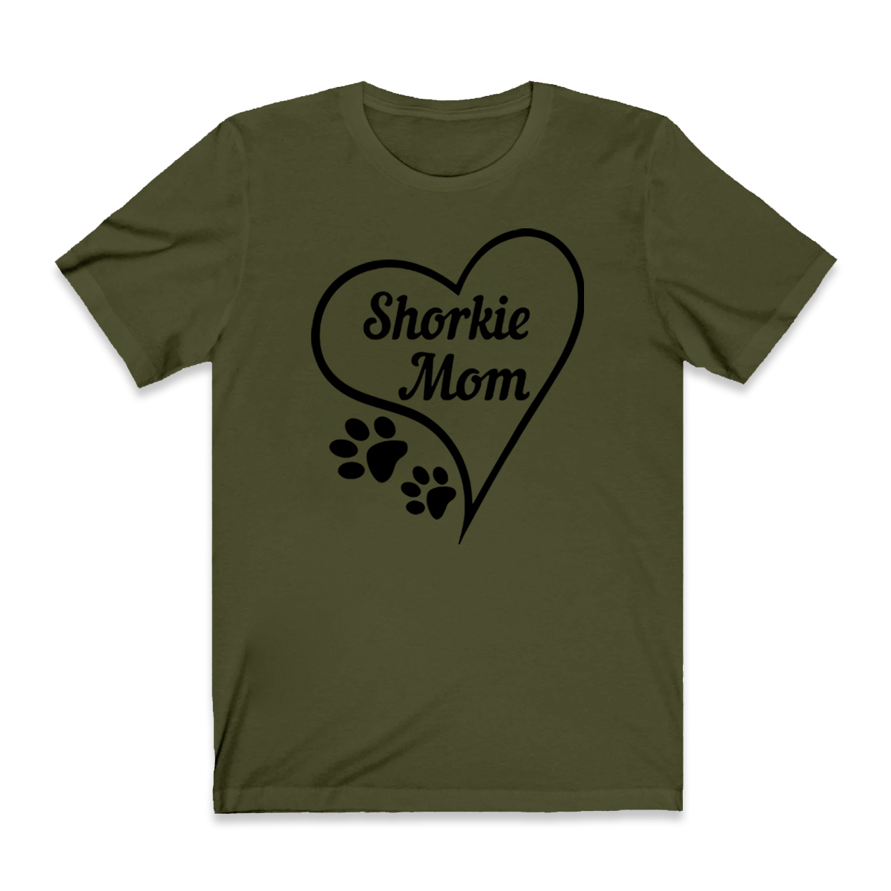 Shorkie Dog Print Mom Shirt