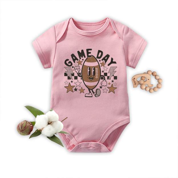 Football Game Day Bodysuit For Baby