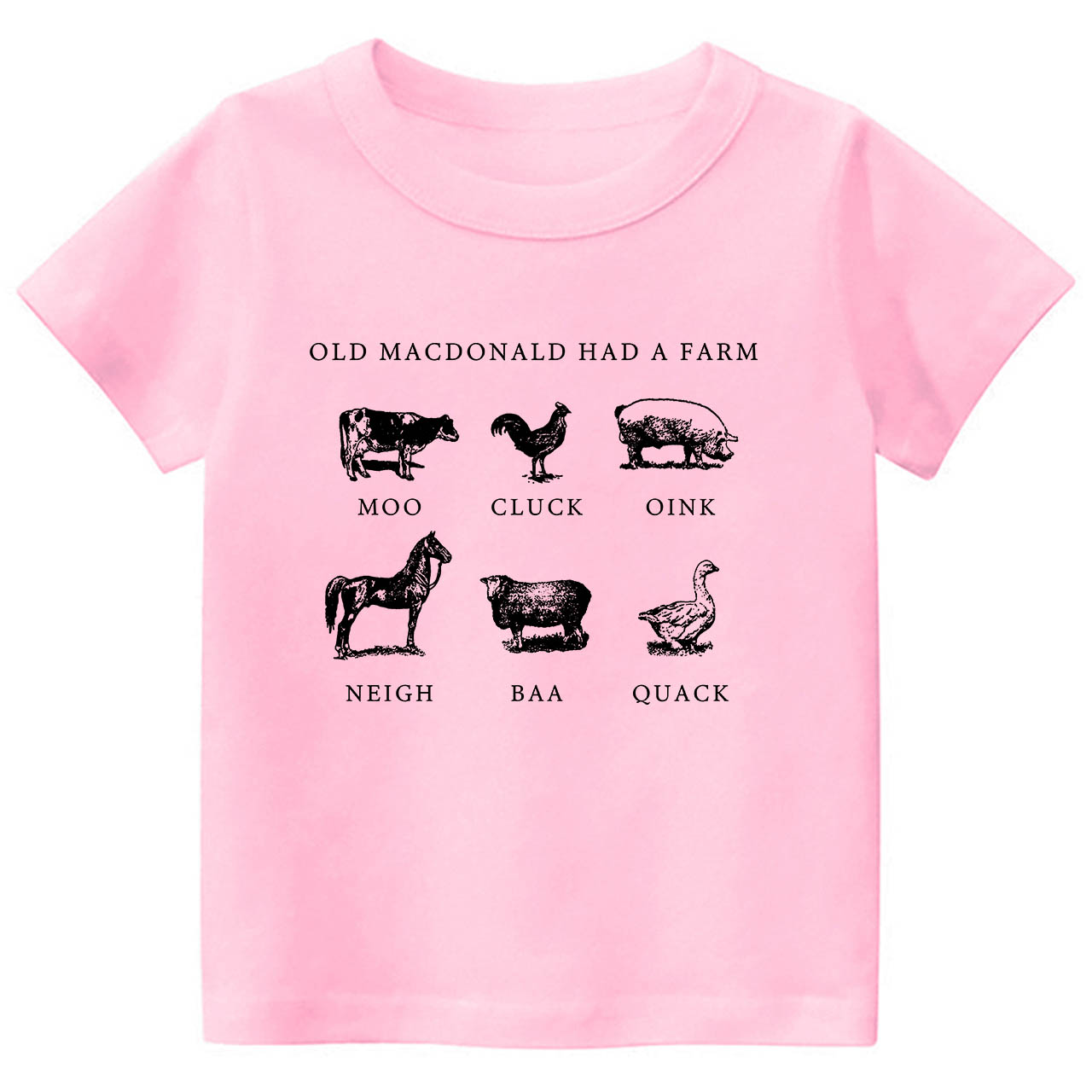 Had a Farm Kids Retro Natural T-Shirt 
