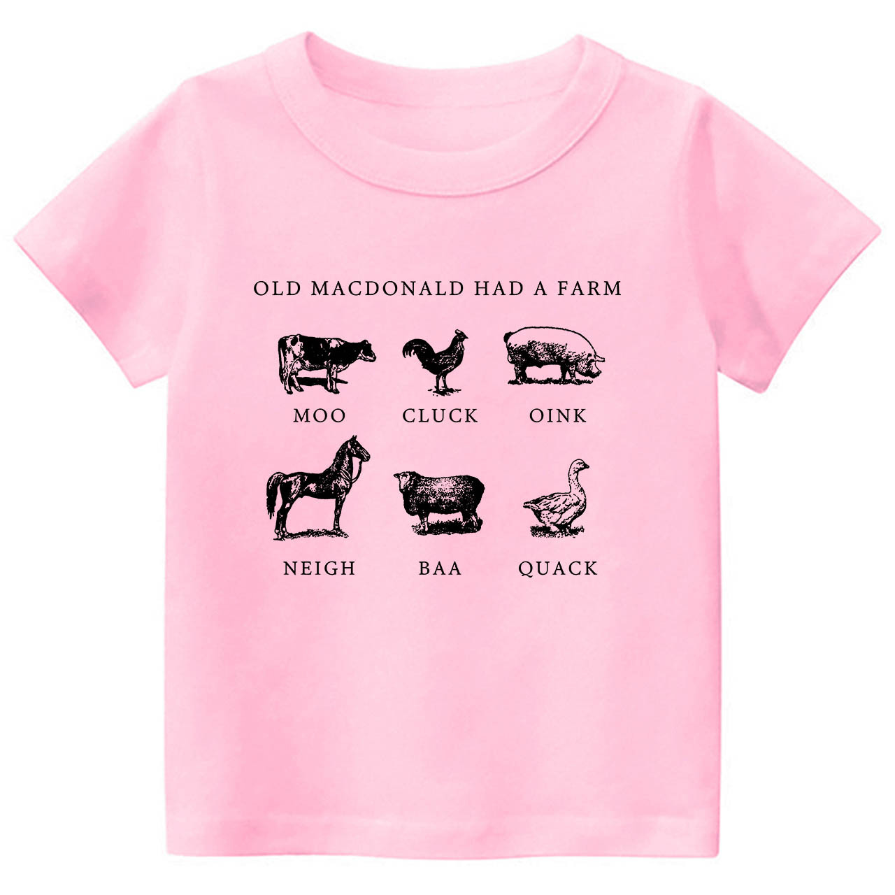 Had a Farm Kids Retro Natural T-Shirt 