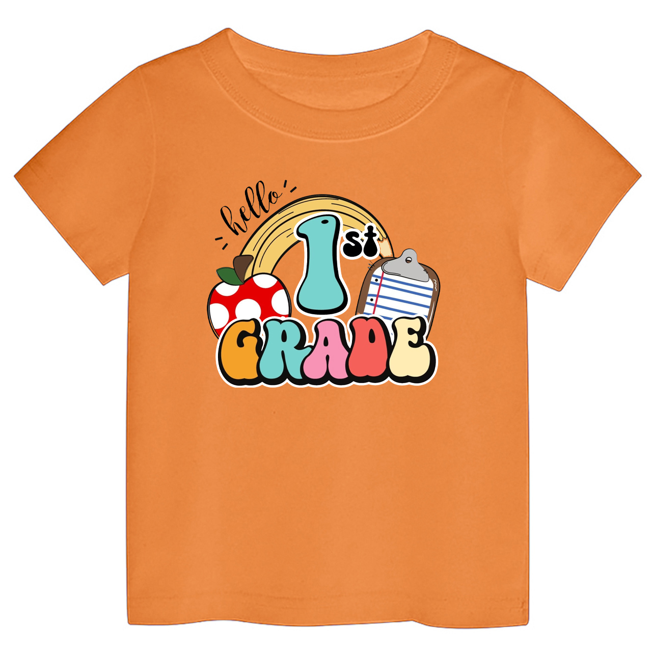 Personalized Grade Hello Kids Back To School T-Shirts