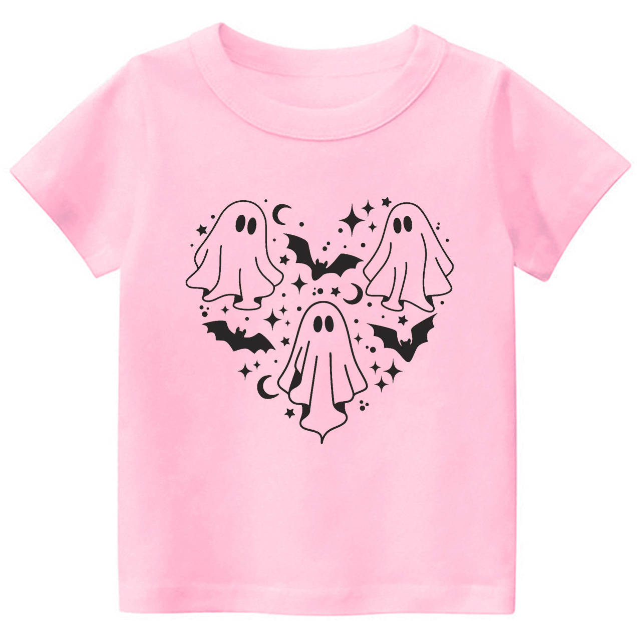 Ghost In Heart Halloween Toddler Shirt