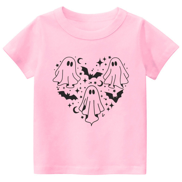 Ghost In Heart Halloween Toddler Shirt