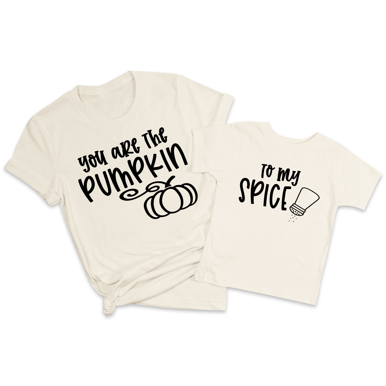 Halloween You Are The Pumpkin To My Spice Mom&Me Matching Shirt