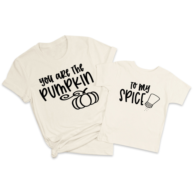 Halloween You Are The Pumpkin To My Spice Mom&Me Matching Shirt