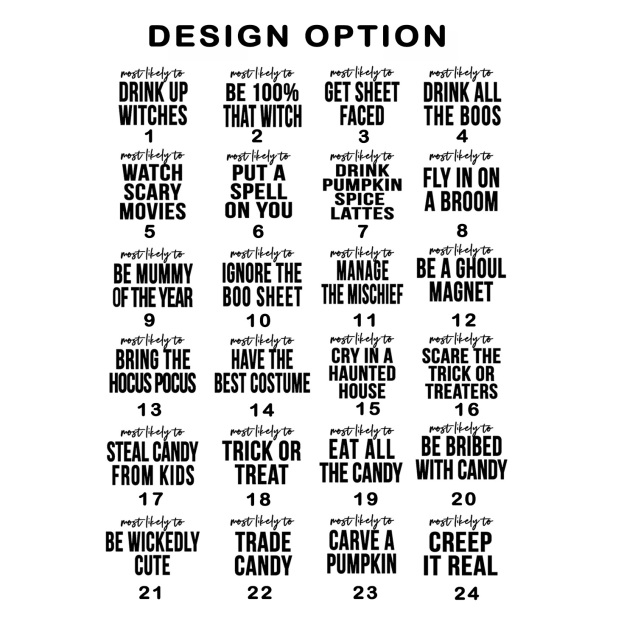 Family Shirts Most Likely To Halloween Party