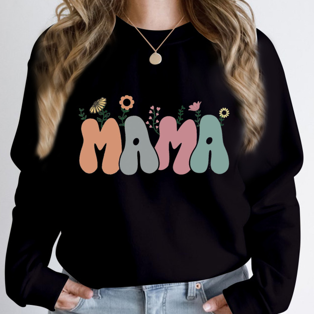 Cute Gift Florals For Mama Sweatshirt