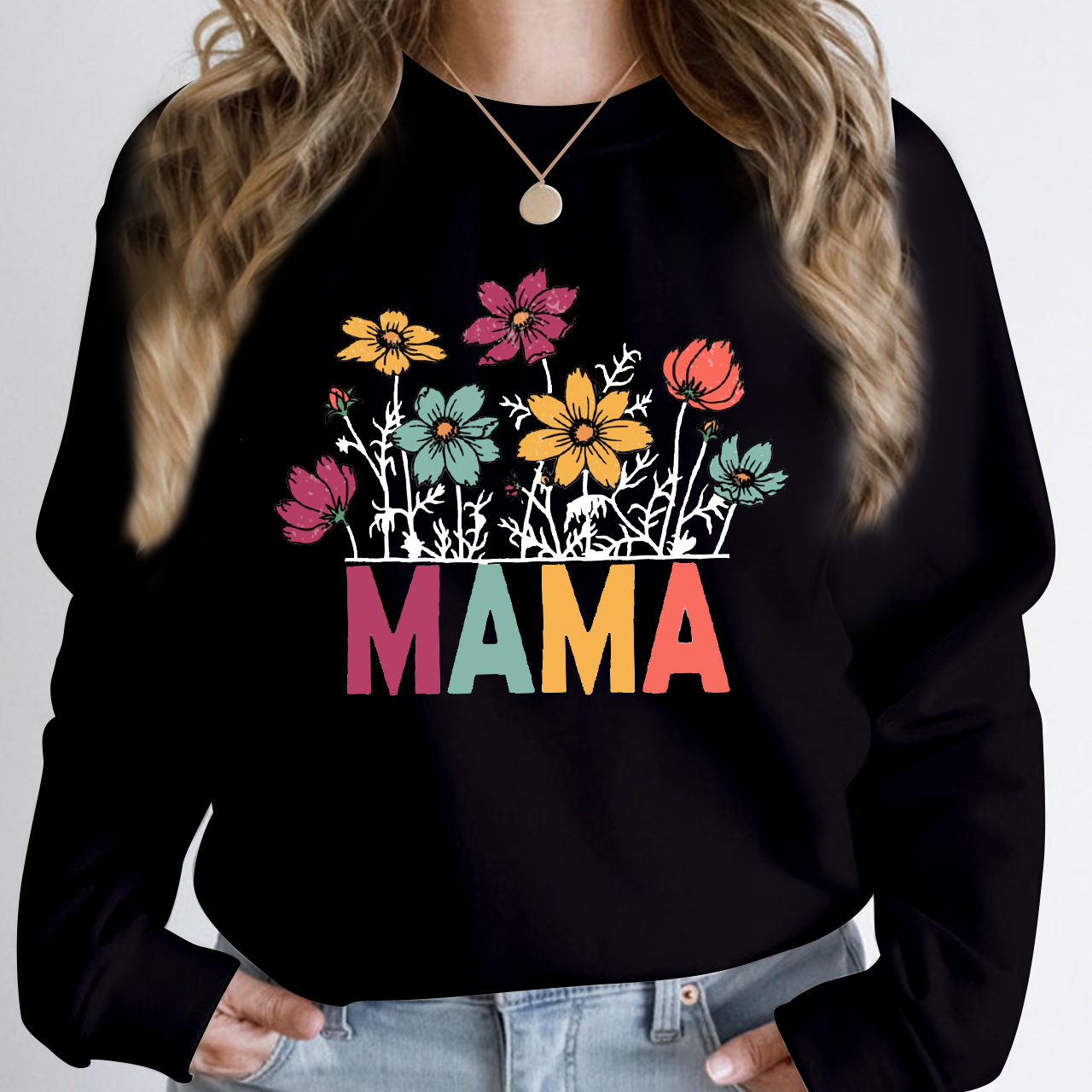 Flowers Mama Trendy Sweatshirt