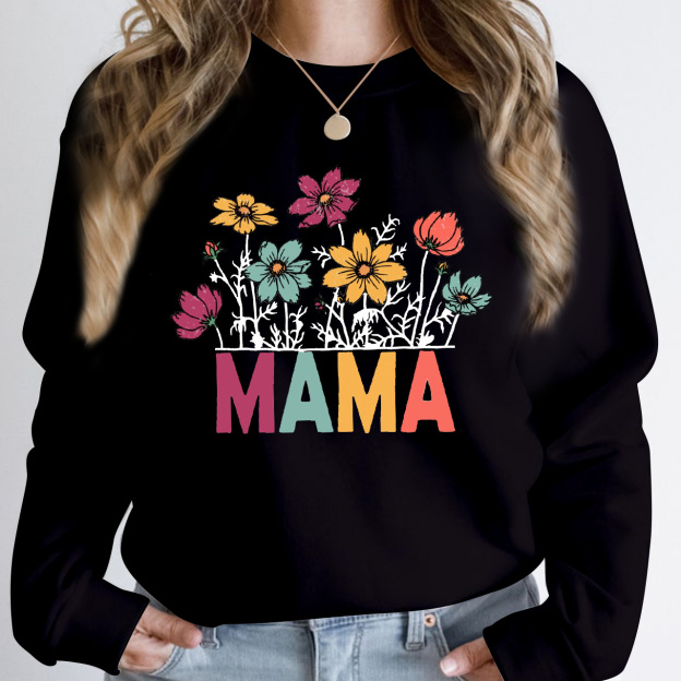 Flowers Mama Trendy Sweatshirt