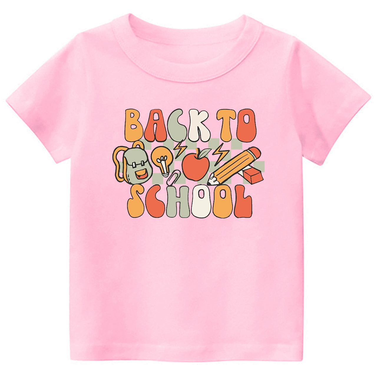 Backpack Apple Pencil Back To School Kids Shirt