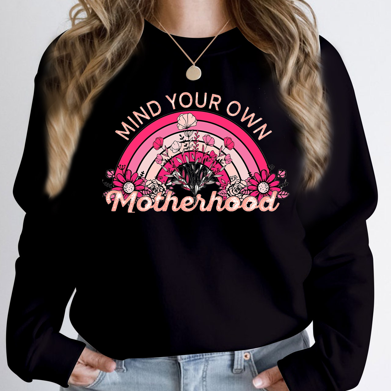Mind Your Own Motherhood Retro Sweatshirt