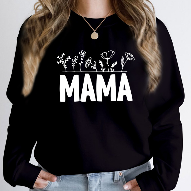 Wild Flower Sweatshirt For The Best Mom