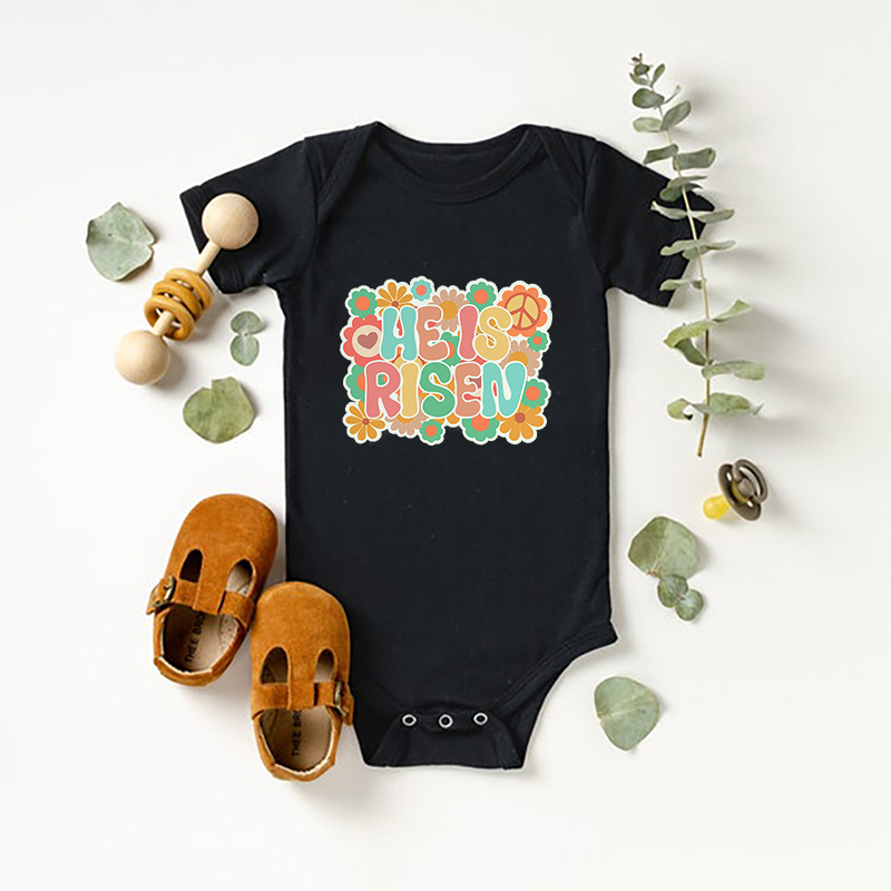 He Is Risen Bodysuit For Baby
