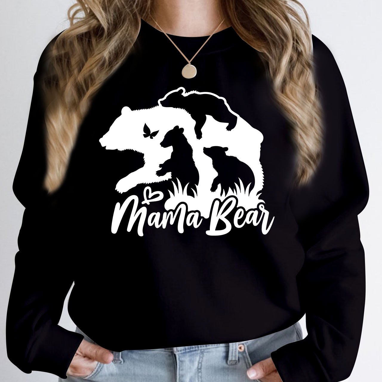 Three Cubs Mama Bear Sweatshirt