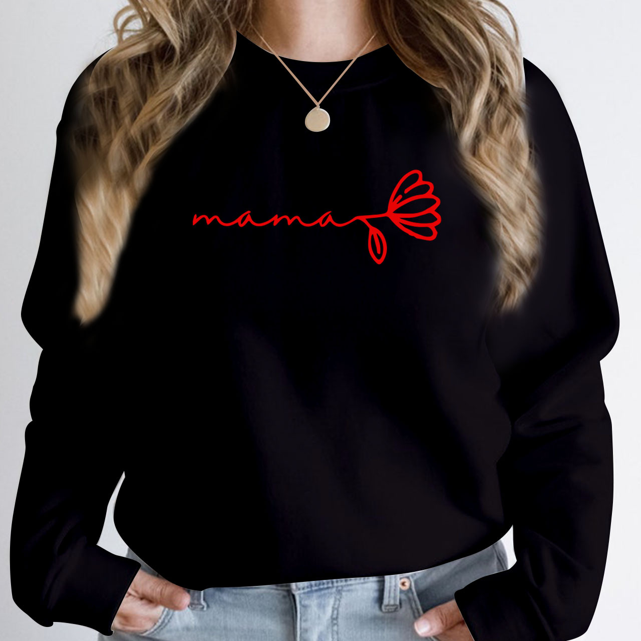 Mom & Flower Sweatshirt