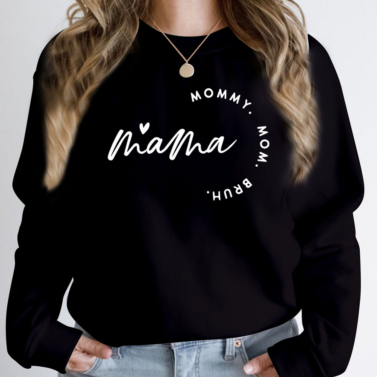 Best Mom Sweatshirt Mommy Mom Bruh