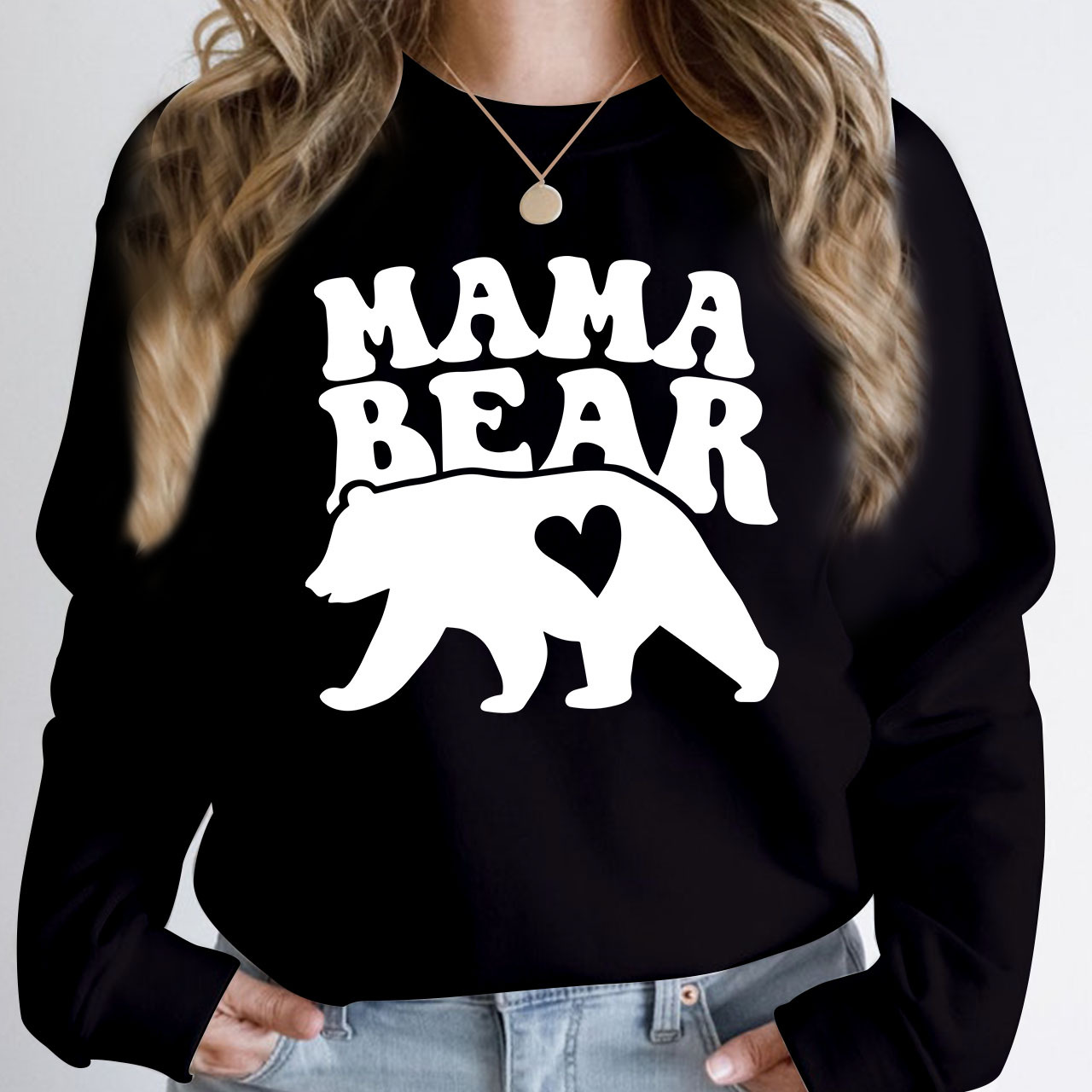 Mama Bear Sweatshirt For Mom 