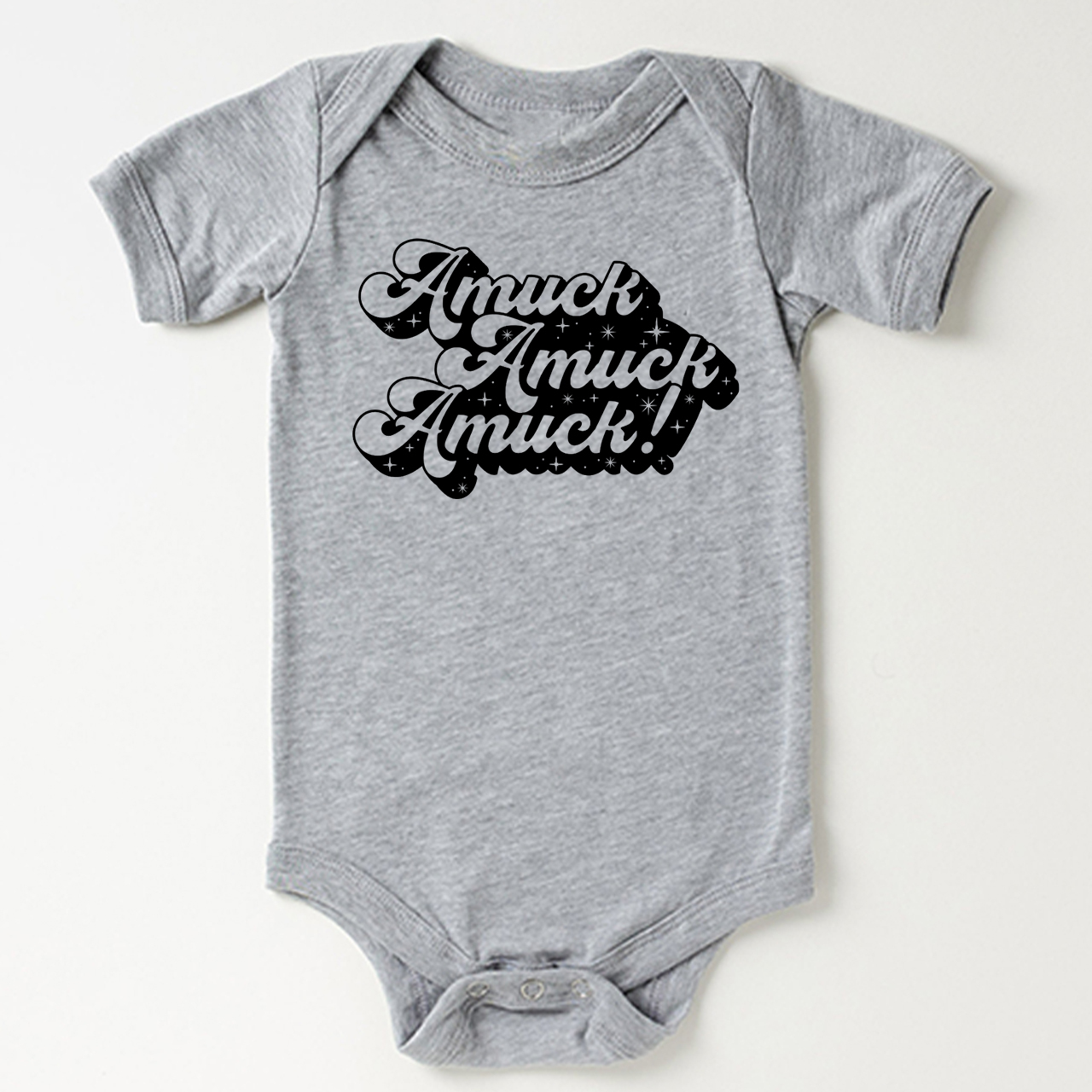 Amuck Retro Hocus Pocus Halloween Baby Bodysuit