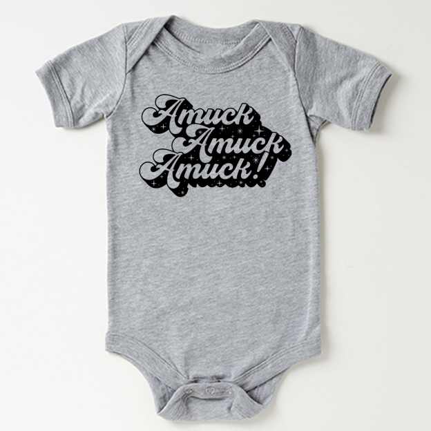 Amuck Retro Hocus Pocus Halloween Baby Bodysuit