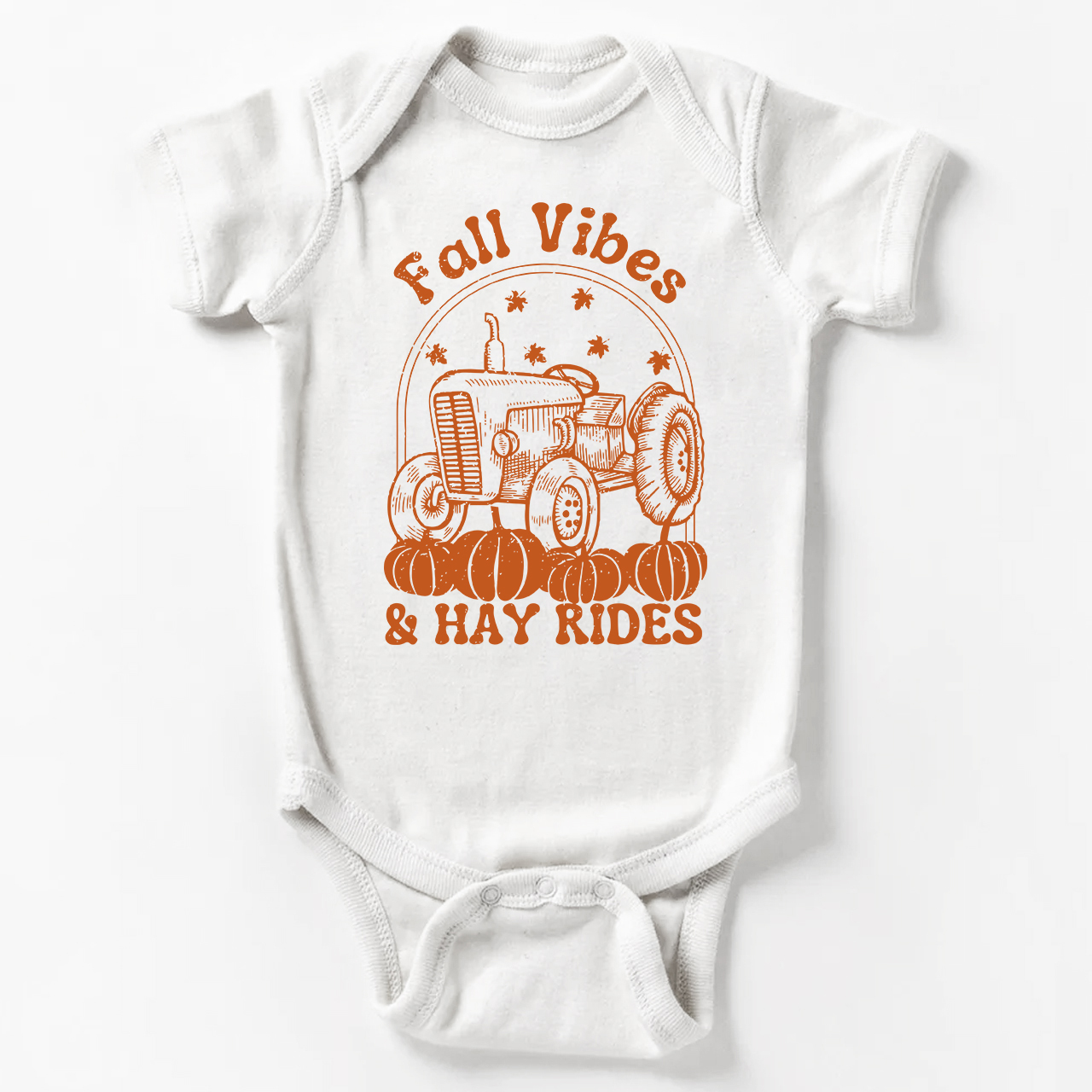 Fall Vibes And Hayrides Baby Bodysuit