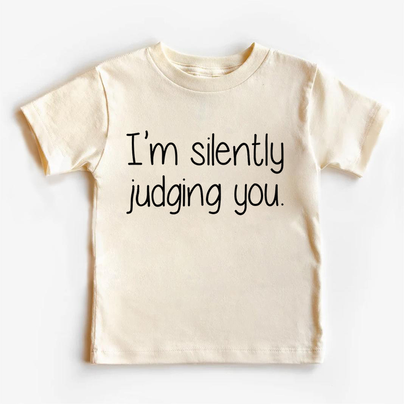 I'm Silently Judging You Kids Shirt