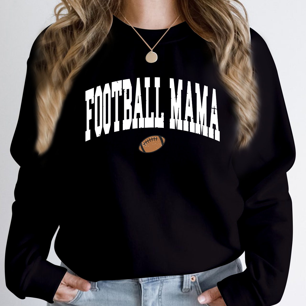 Retro Football Mama Tis the Season Sweatshirt