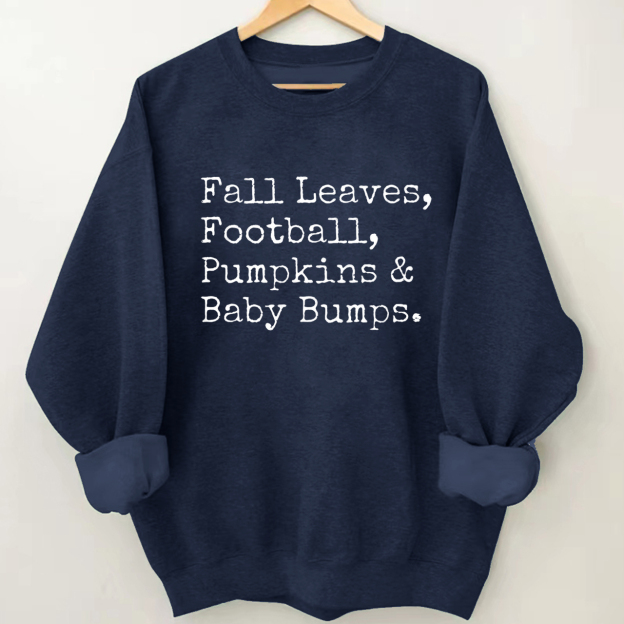 Football Pumpkins And Baby Bumps Sweatshirt For Mama