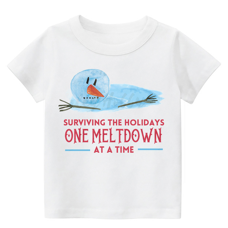 One Meltdown Toddler Christmas Shirt
