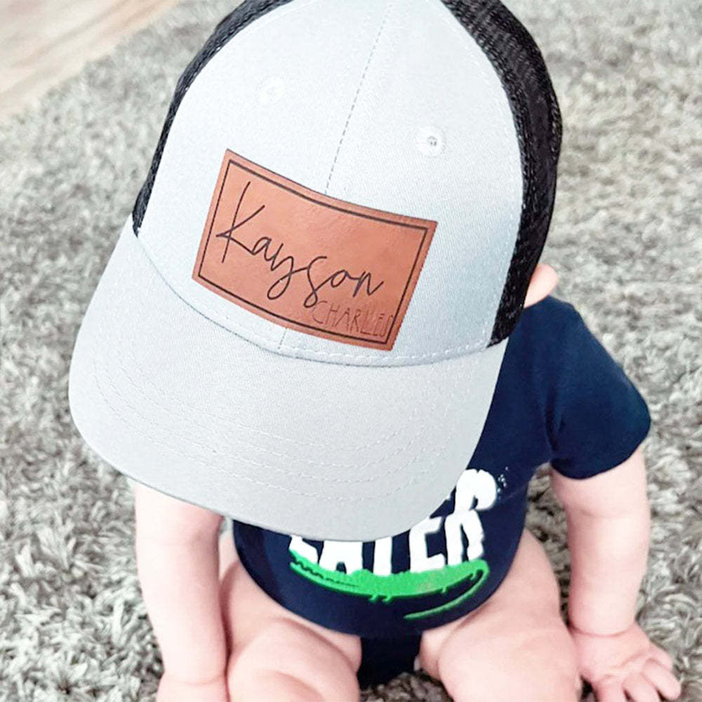 5 Colors Personalized Kids Name Mesh Ball Cap