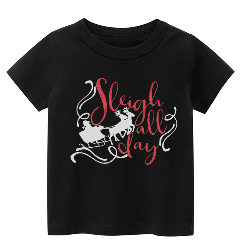Sleigh All Day Toddler Christmas Shirt