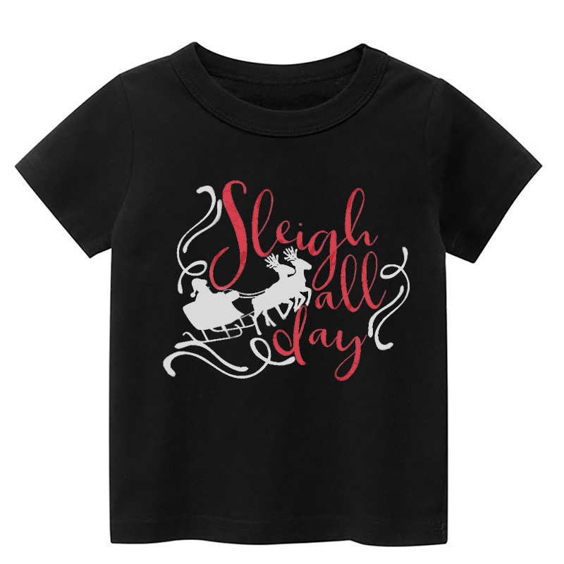 Sleigh All Day Toddler Christmas Shirt