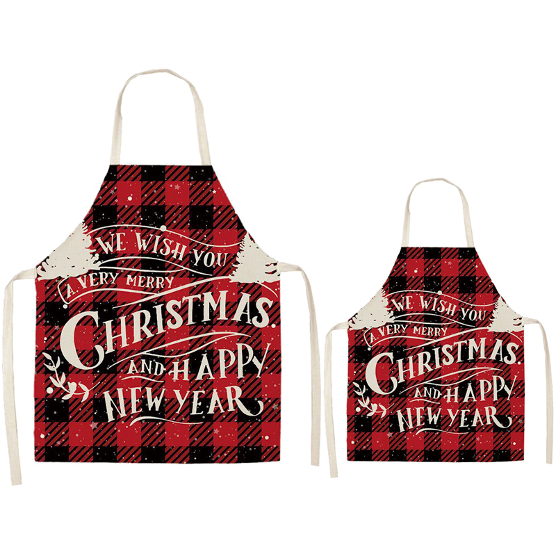 A Very Merry Christmas Apron Sets For Adult&Kids