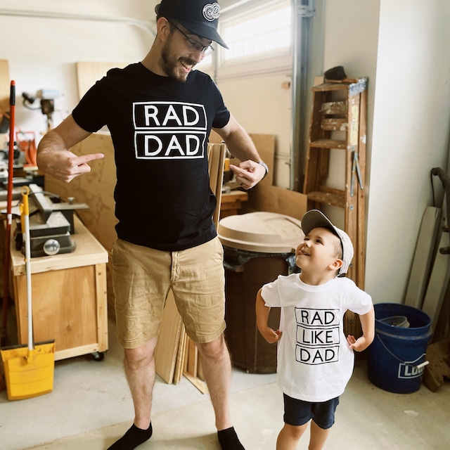 Rad Like Dad Matching Shirt For Daddy And Me
