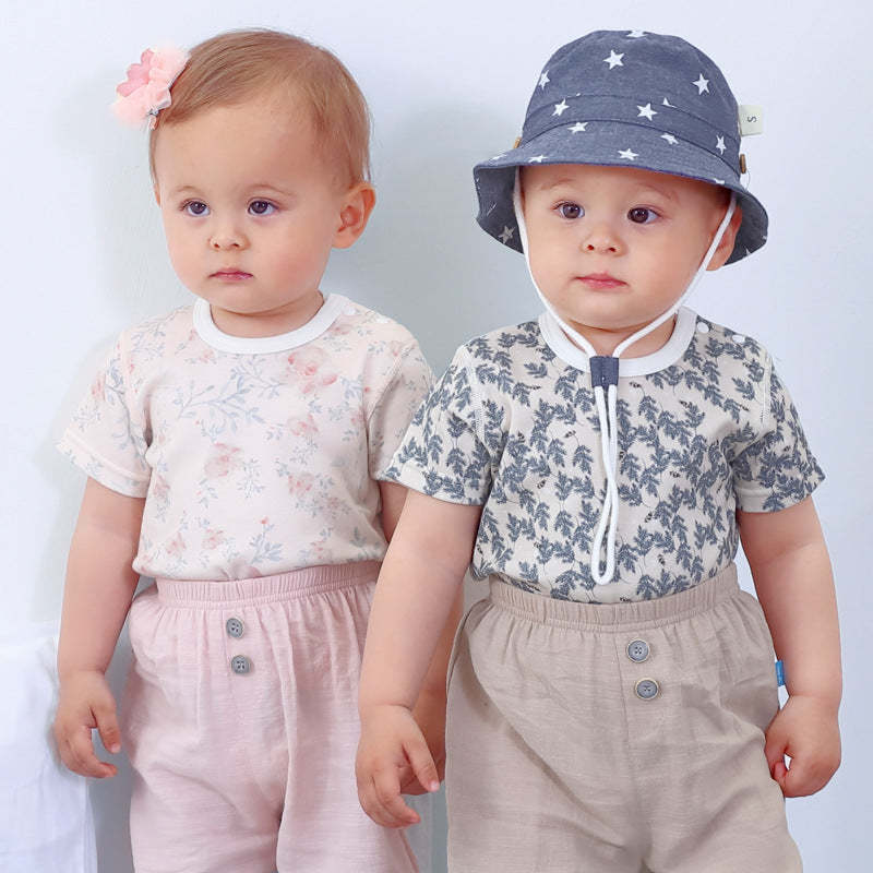 3 Colors Baby Boy Girl Short Sleeve T-shirt