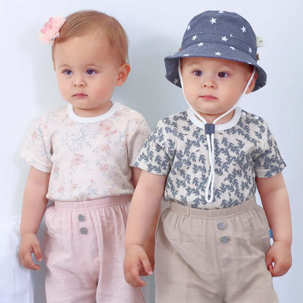 3 Colors Baby Boy Girl Short Sleeve T-shirt