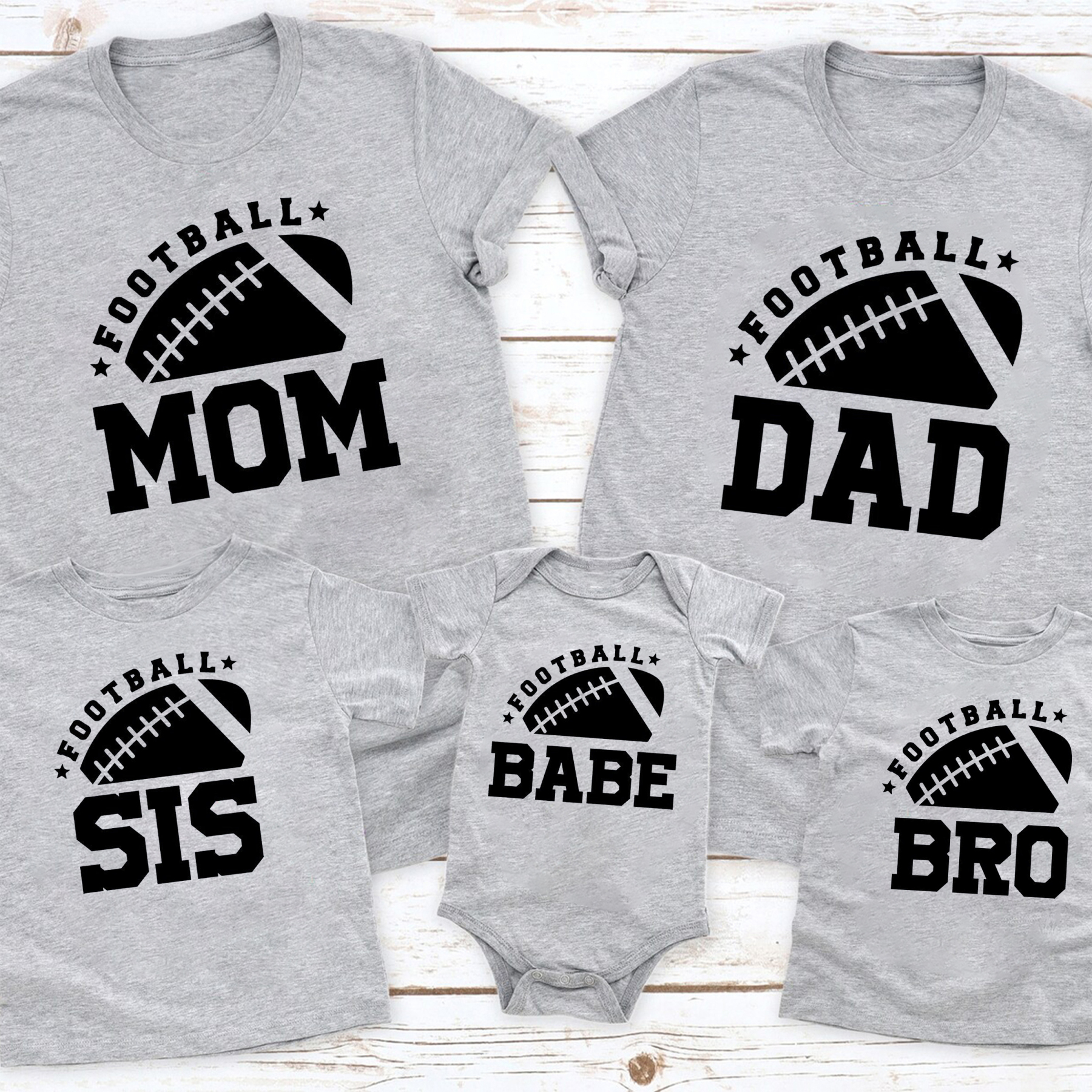 Football Babe Sports Family Matching Shirt