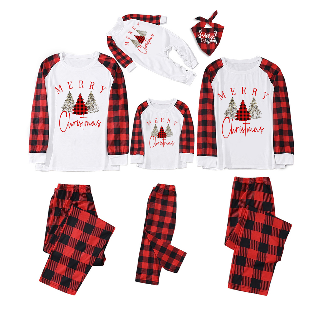 Merry Tree Christmas Family Matching Pajamas