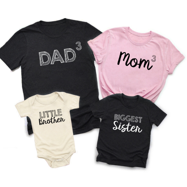 Mom Of 3 Daily Family Matching Shirts