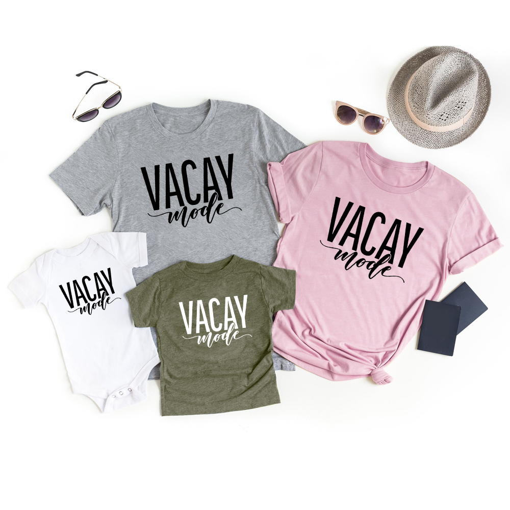 Vacay Mode Family Vacation Shirts