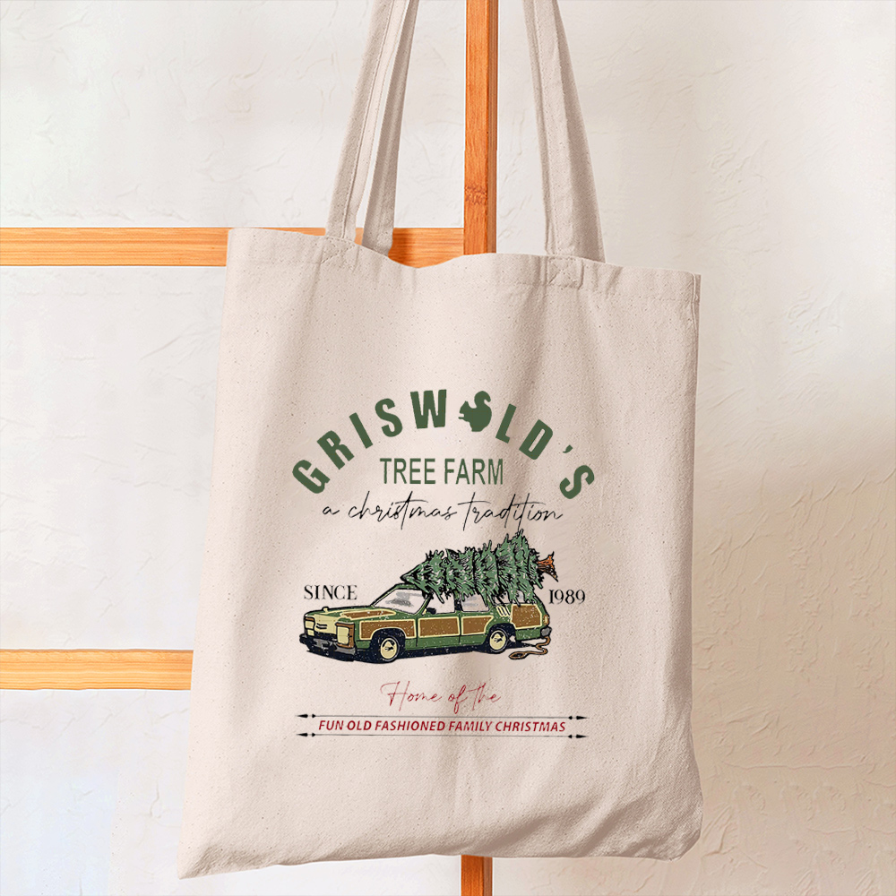 Griswold's Tree Farm Since 1989 Christmas Tote Bag