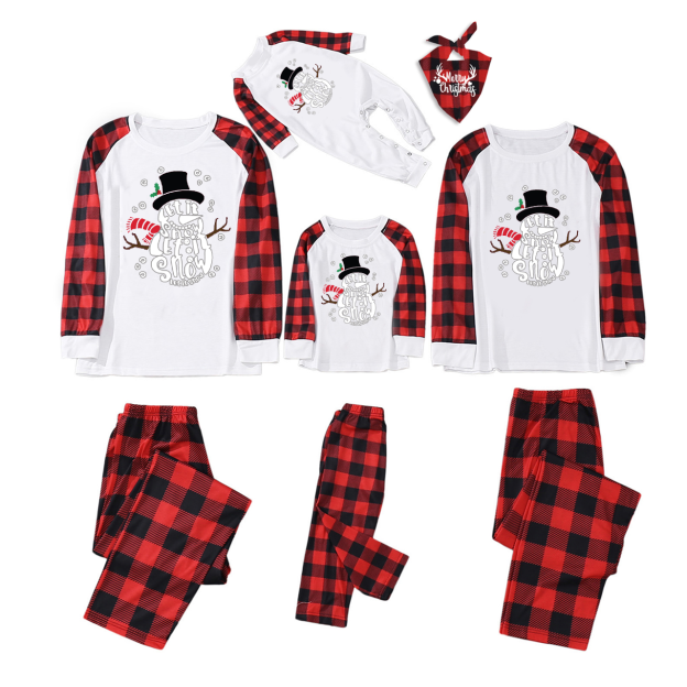Christmas Lit It Snow Family Matching Pajamas